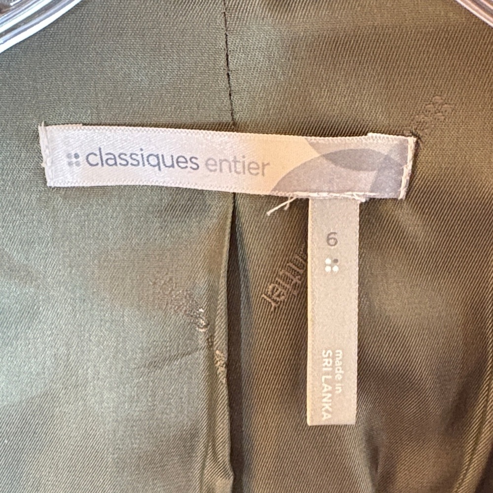 Classiques Entier Dark Gray With Subtle Green Pin… - image 2